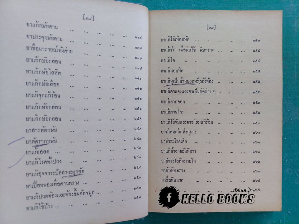 ตำรายาไทยแผนโบราณ เล่ม ๑-๑๒