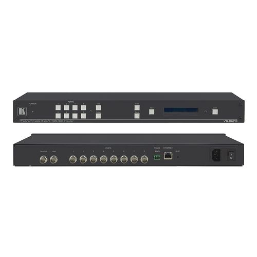 KRAMER VS-8UFX 8–Port 12G SDI Matrix Switcher with Interchangeable Inputs & Outputs