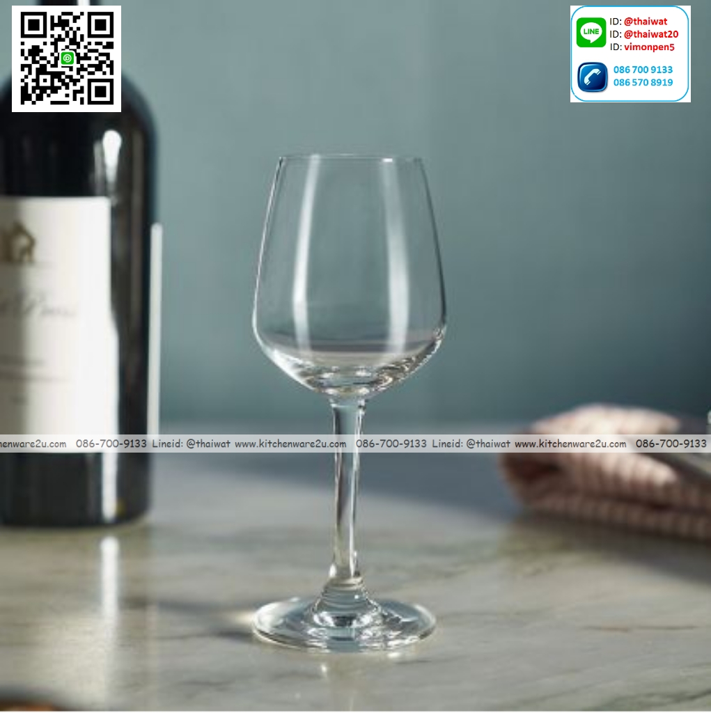 P11976 แก้วมีก้าน ใส่ไวน์ ใส่เครื่องดื่ม 8.5 Oz. 240 มิล (7.4*7.4*18 cm) No.1019W08 ราคาขายส่งต่อ 1 ลัง : 48 ใบ: เฉลี่ย 75 บต่อใบ