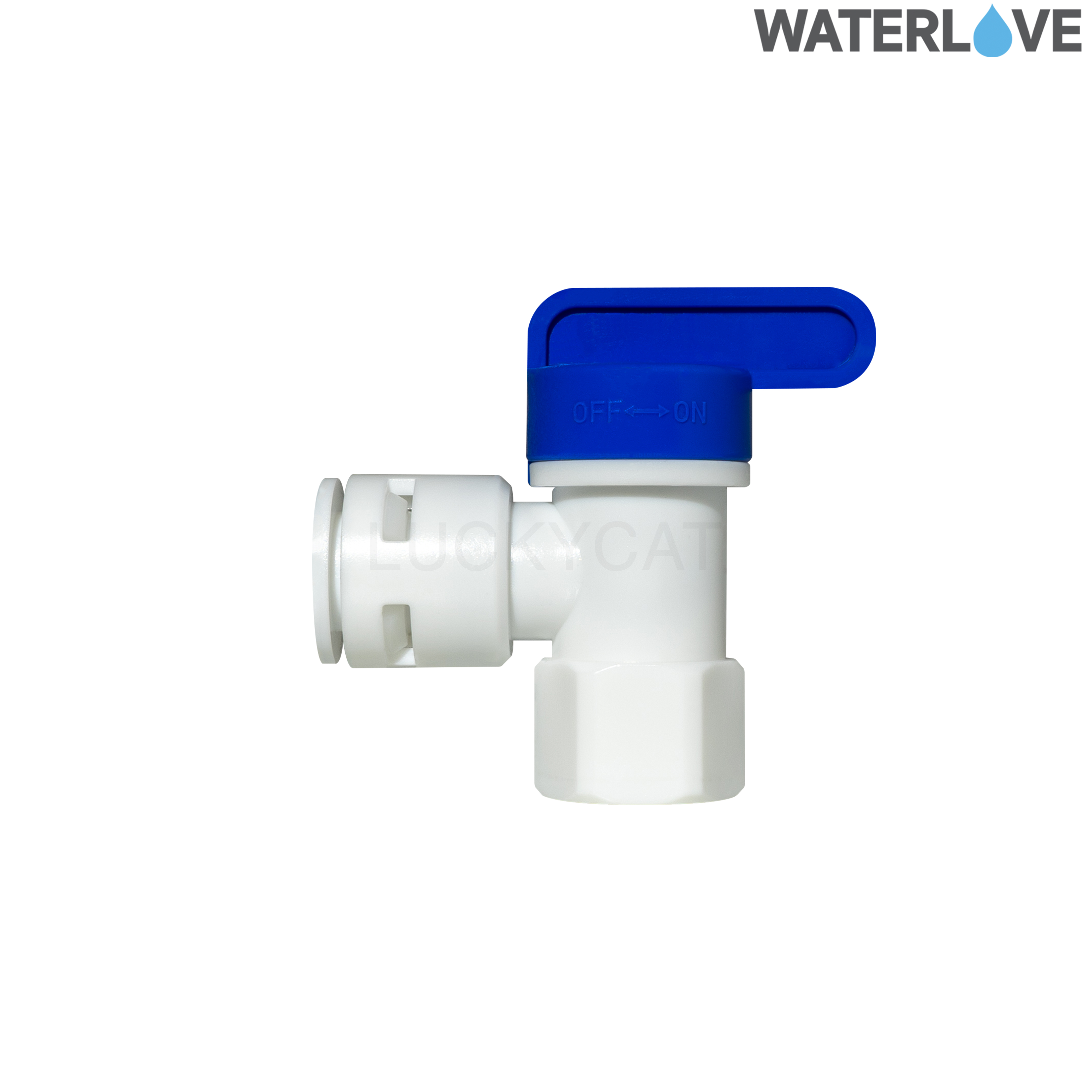 บอลวาล์วมุมฉาก สวมเร็ว เกลียวใน