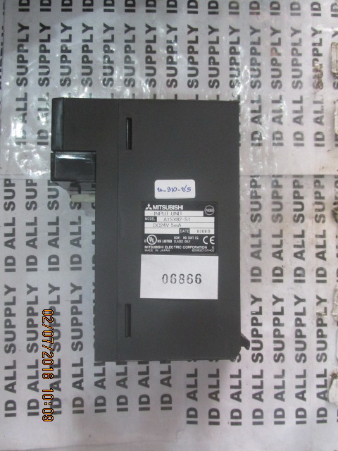 PLC " MITSUBISHI " MODEL : A1SX82-S1