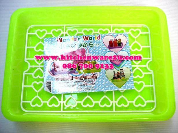 P02986 ถาดคว่ำแก้ว พร้อมตะแกรง ราคาส่งต่อ 1 โหล (คลิ๊กที่สินค้าเพื่อดูรายละเอียด)