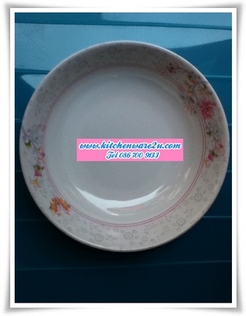 P05246 ชามเมลามีน 8 นิ้ว อย่างหนา ลายใหม่ สวย (ราคาส่งต่อ 12 ใบ คลิ๊กที่สินค้าเพื่อชมรายละเอียดของขนาด)