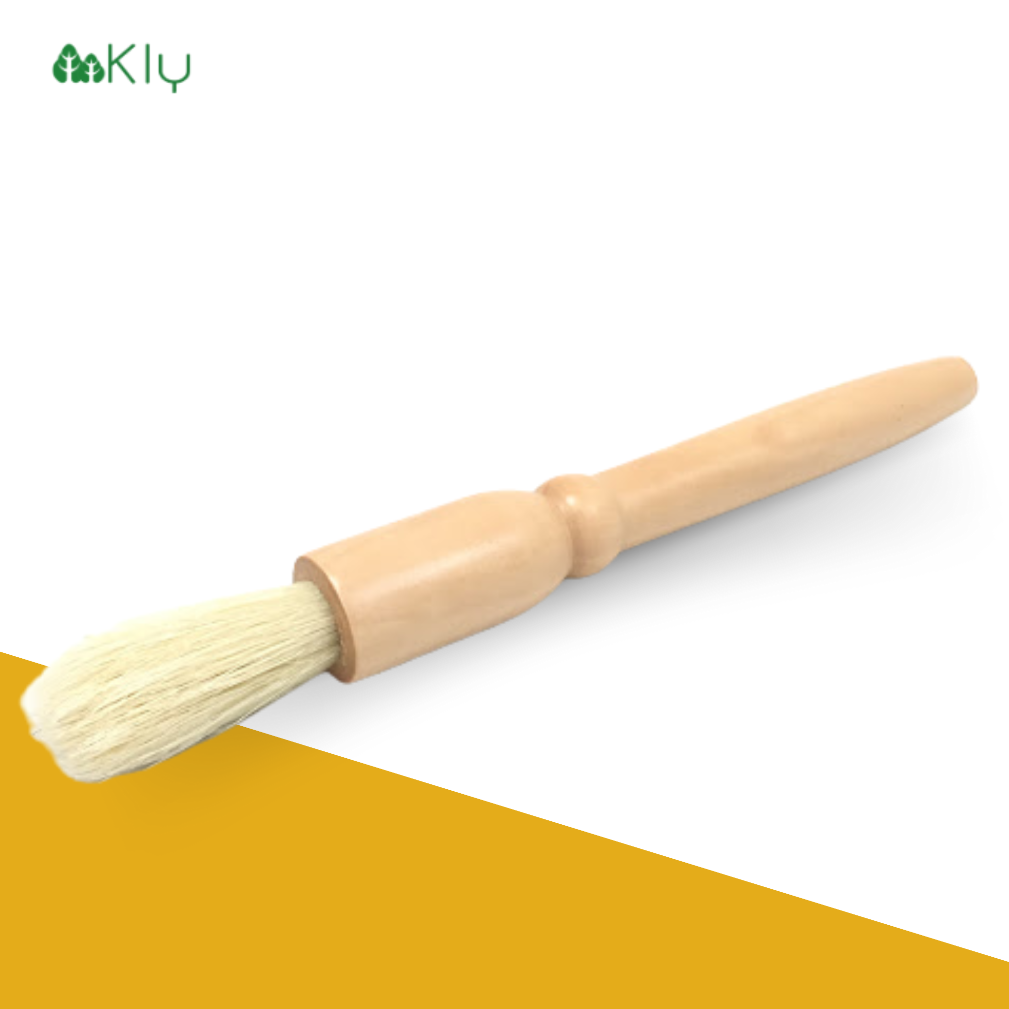 แปรงปัดผงกาแฟ ด้ามจับไม้ ที่ทำความสะอาดเครื่องบดกาแฟ Coffee Brush