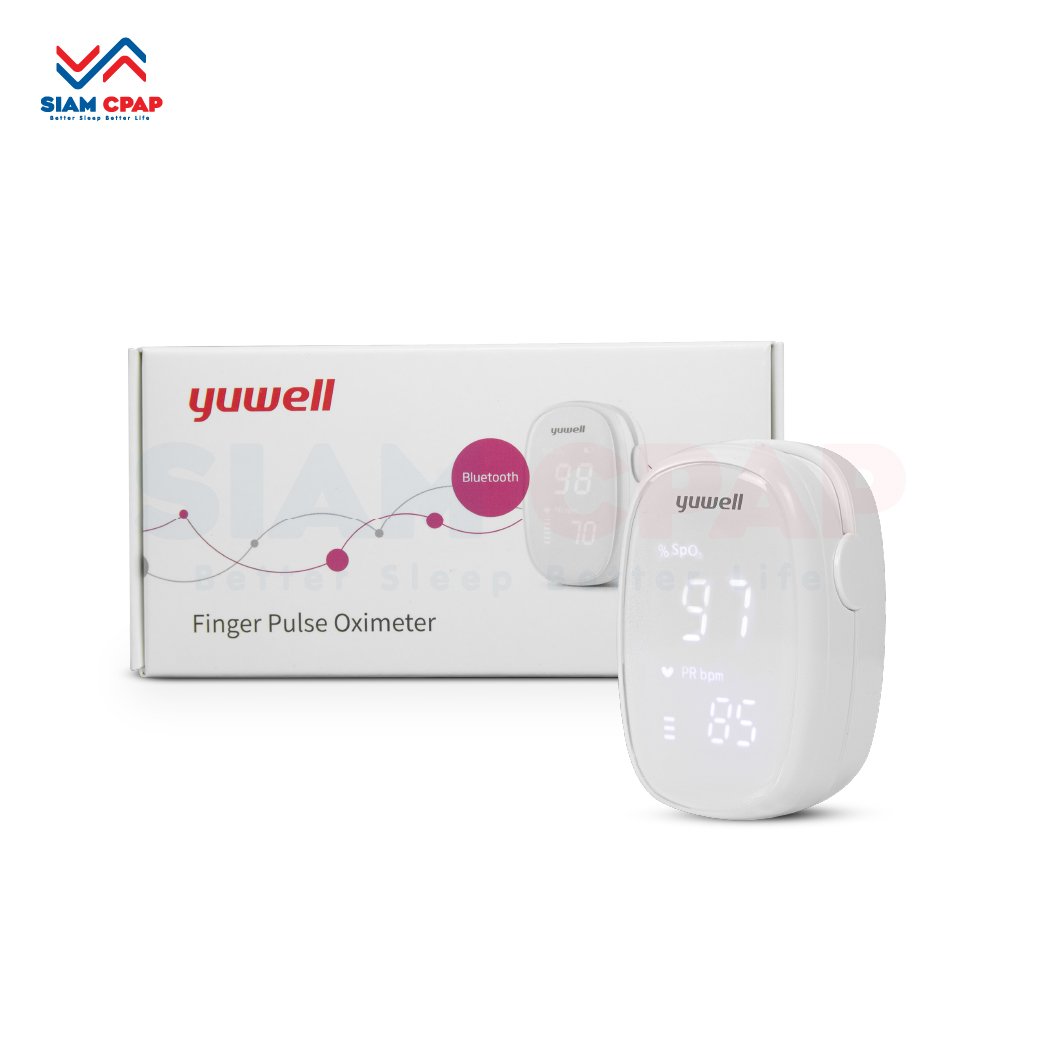 เครื่องวัดออกซิเจนปลายนิ้ว Yuwell รุ่น YX-110 ประกันศูนย์ไทย 1 ปี