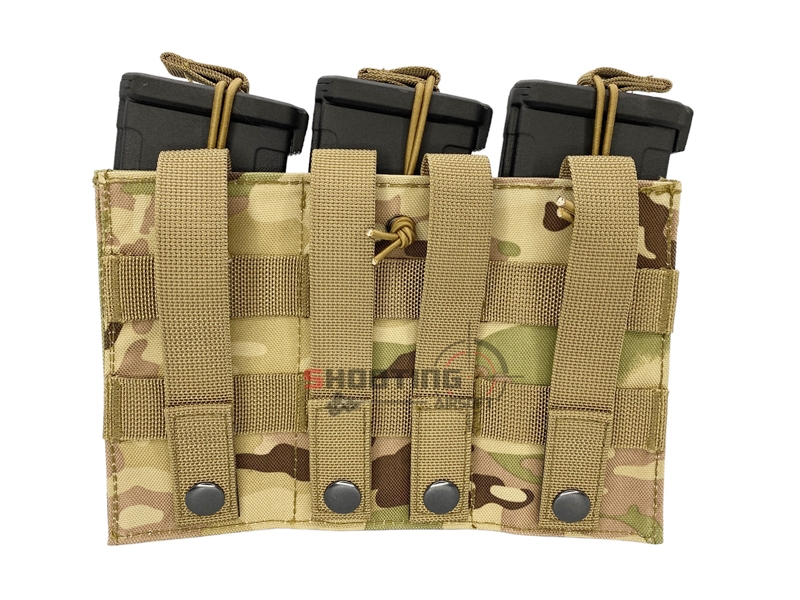 เพ้าแม็กกาซีน M4 ติดเวส (3 ช่อง)