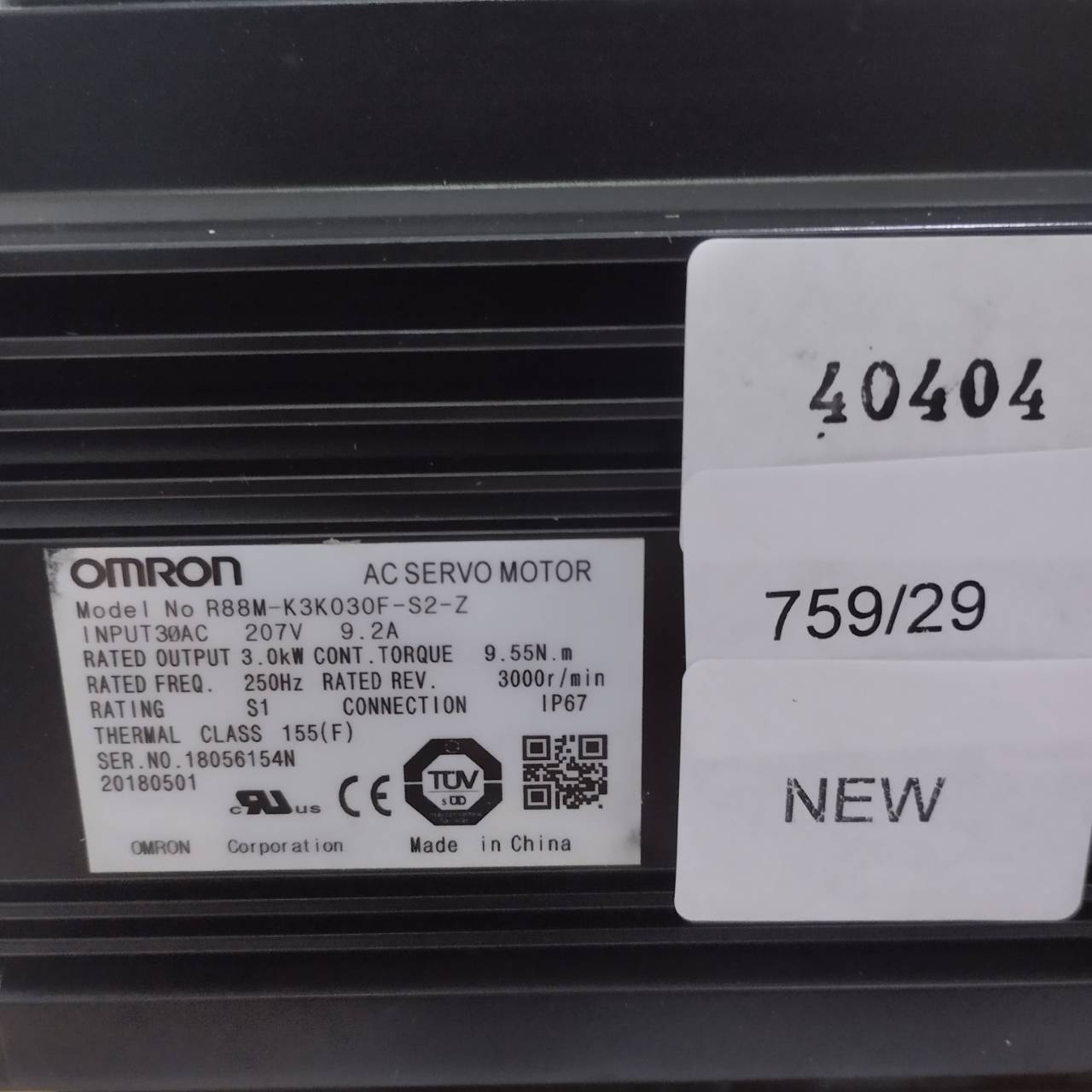 R88M-K3K030F-S2-Z MOTOR "OMRON"