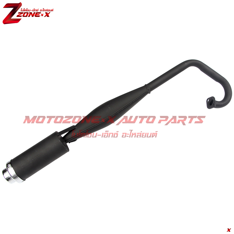 ท่อไอเสีย มอเตอร์ไซค์ สปอร์ต Exhaust pipe muffler 47-49cc Fit for 47cc 49cc Mini PIT Pocket Bike Chopper Scooter Quad Dirt Bike ATV ,ect. MOTOZONE-X(โมโตโซน-เอ็กซ์) Part อะไหล่