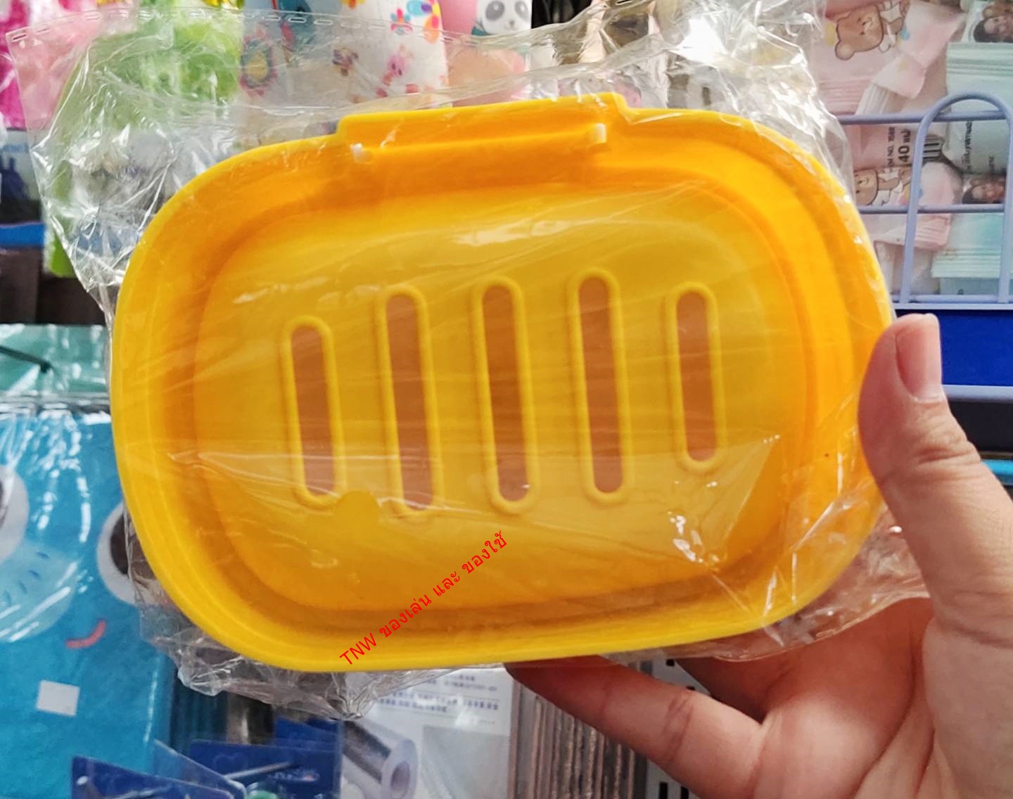 ที่วางสบู่ ที่ใส่สบู่ กล่องสบู่ ใส่สบู่แบบก้อน ลายน่ารัก