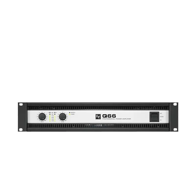 Electro-Voice Q66-II-230V เครื่องขยายเสียง 2 แชลแนล 250 วัตต์