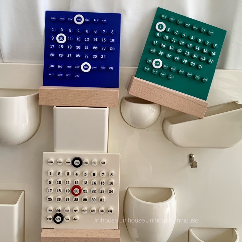 [พร้อมส่ง] Jnihouse : ปฏิทินตั้งโต๊ะ Perpetual Calendar