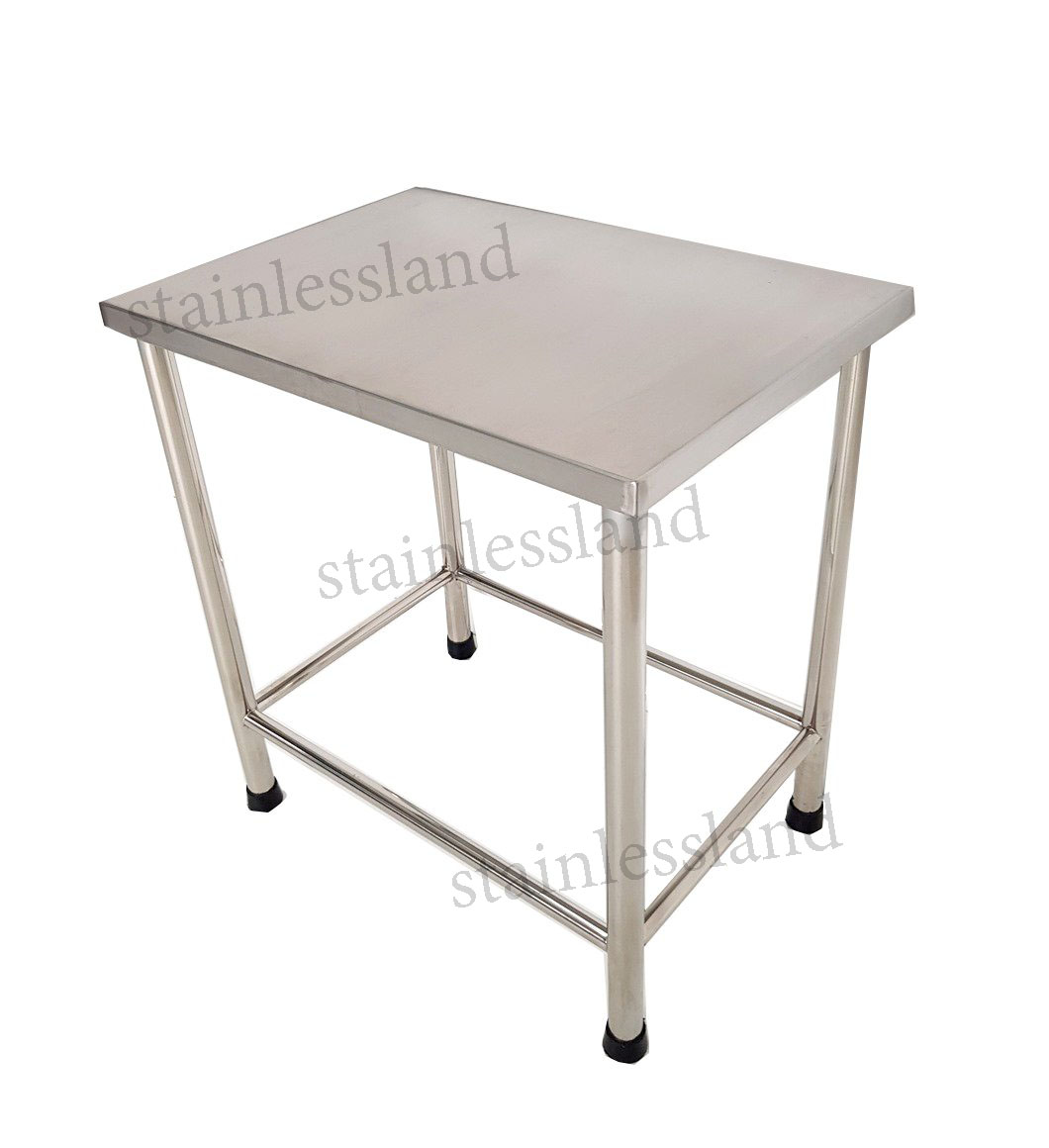 โต๊ะสแตนเลส 1 ชั้น 50x70x75 ซม.