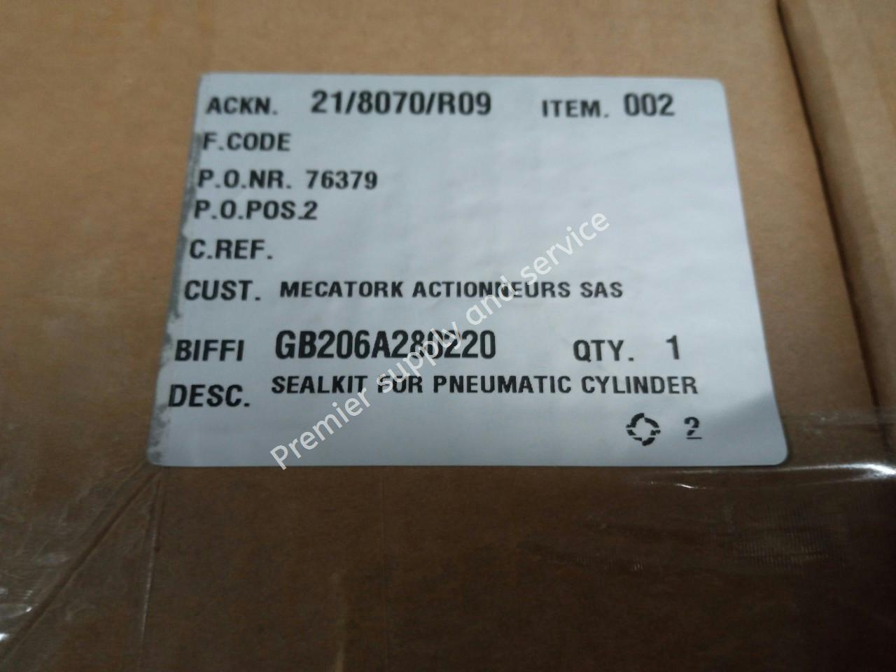 BIFFI GB206A280220 Seal kit