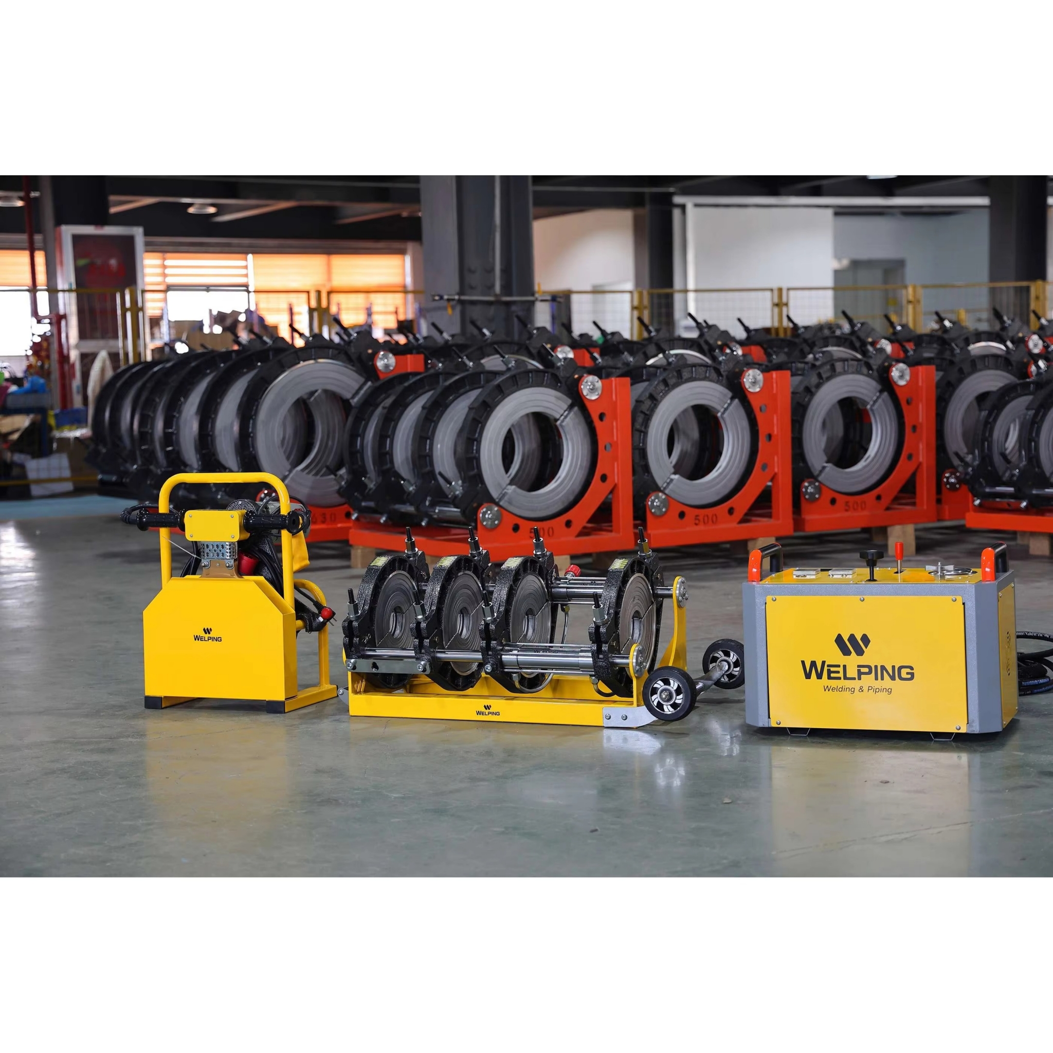 เครื่องเชื่อมท่อ Welping รุ่น WP250A (ไฮดรอลิค) ขนาดท่อที่เชื่อม 63 mm.-250 mm.