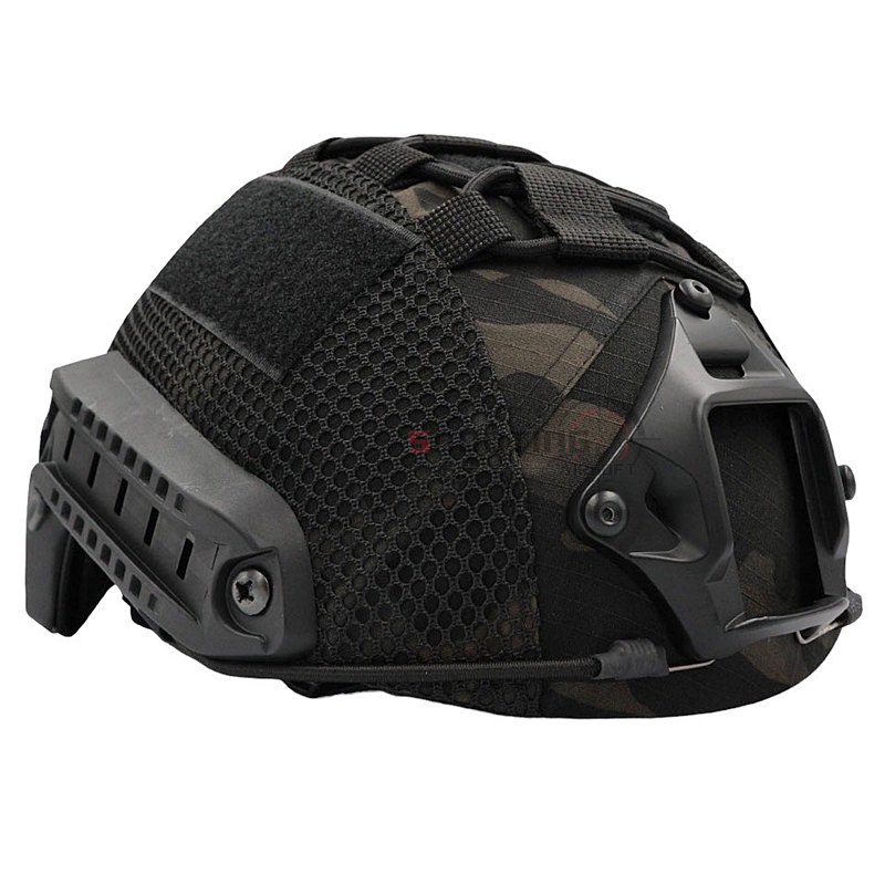 ผ้าคลุมหมวกฟาส รุ่นตาข่าย Mesh Fast Helmet Cover