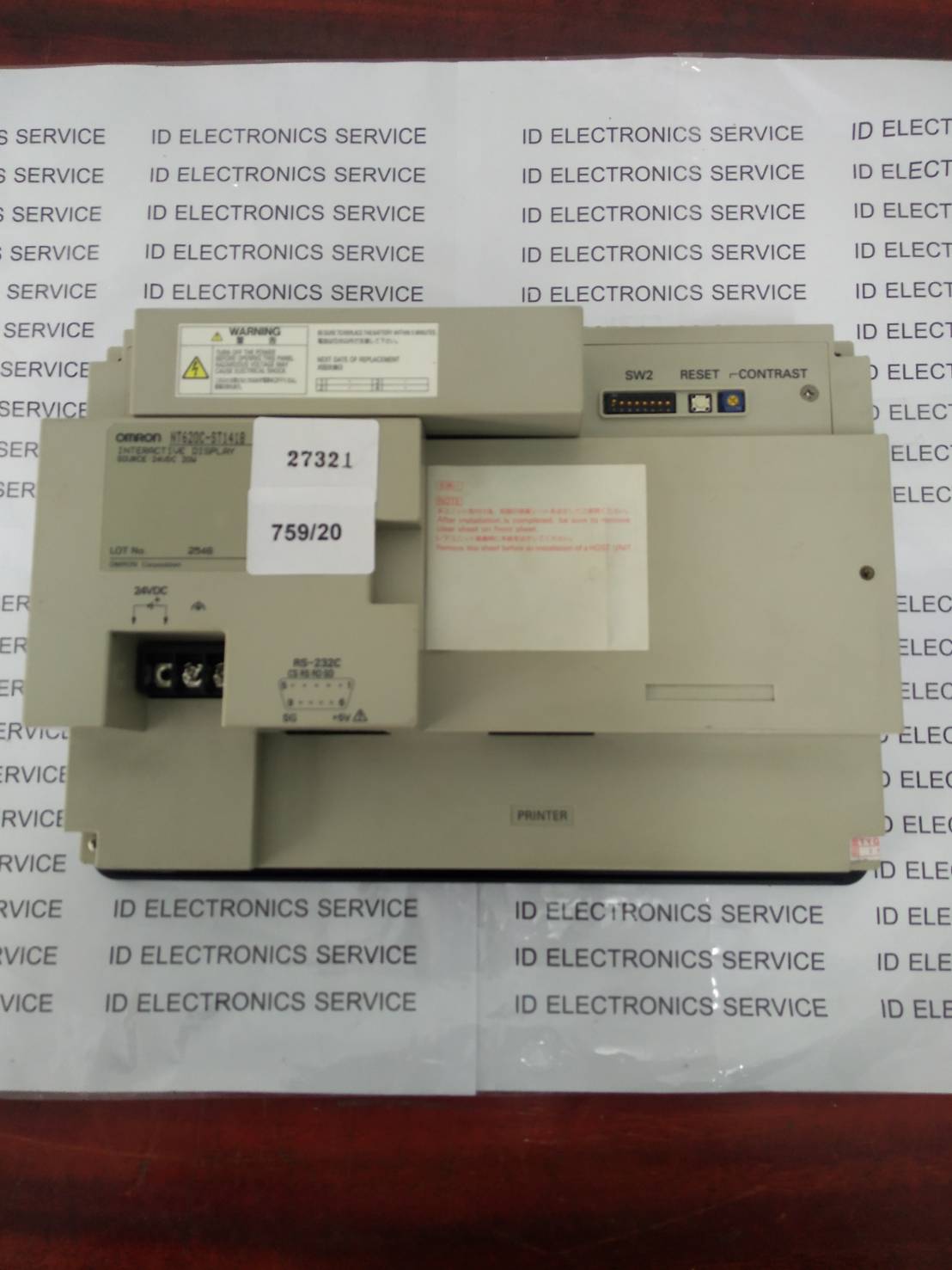 LCD TOUCH SCREEN " OMRON " MODEL : NT620C-ST141B