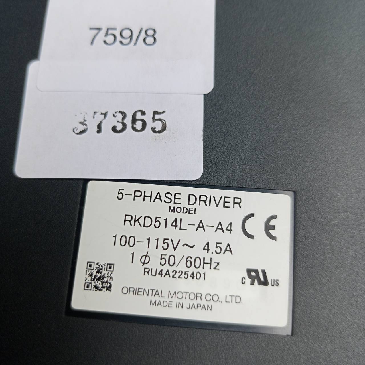 SERVO DRIVE " VEXTA " MODEL : RKD514L-A-A4