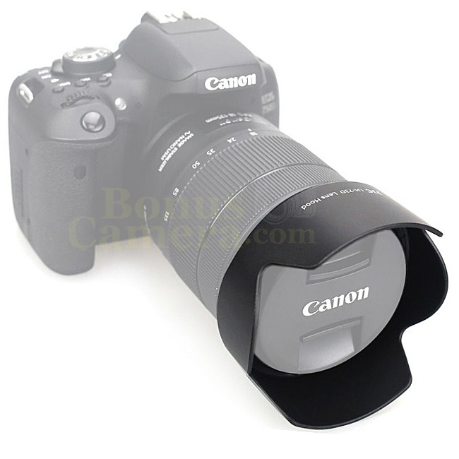 EW-73D ฮู้ด Canon EF-S 18-135mm f/3.5-5.6 IS USM NANO,RF 24-105mm F4-7.1 IS STM Lens Hood