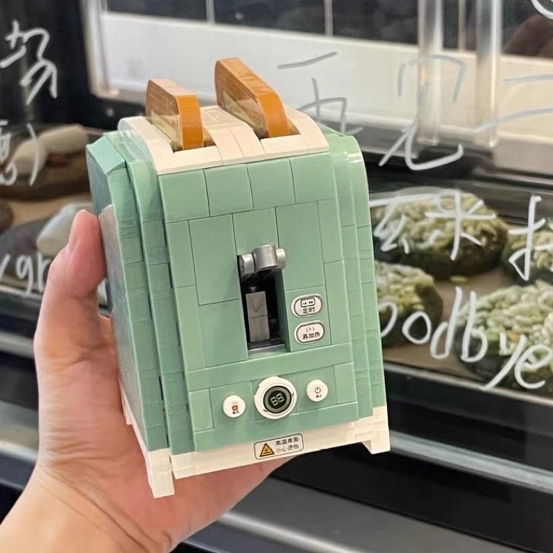 [พร้อมส่ง] Jnihouse : Coffee Machine Bricks ตัวต่อเครื่องชงกาแฟ ตัวต่อเครื่องปิ้งขนมปัง Toast Bricks