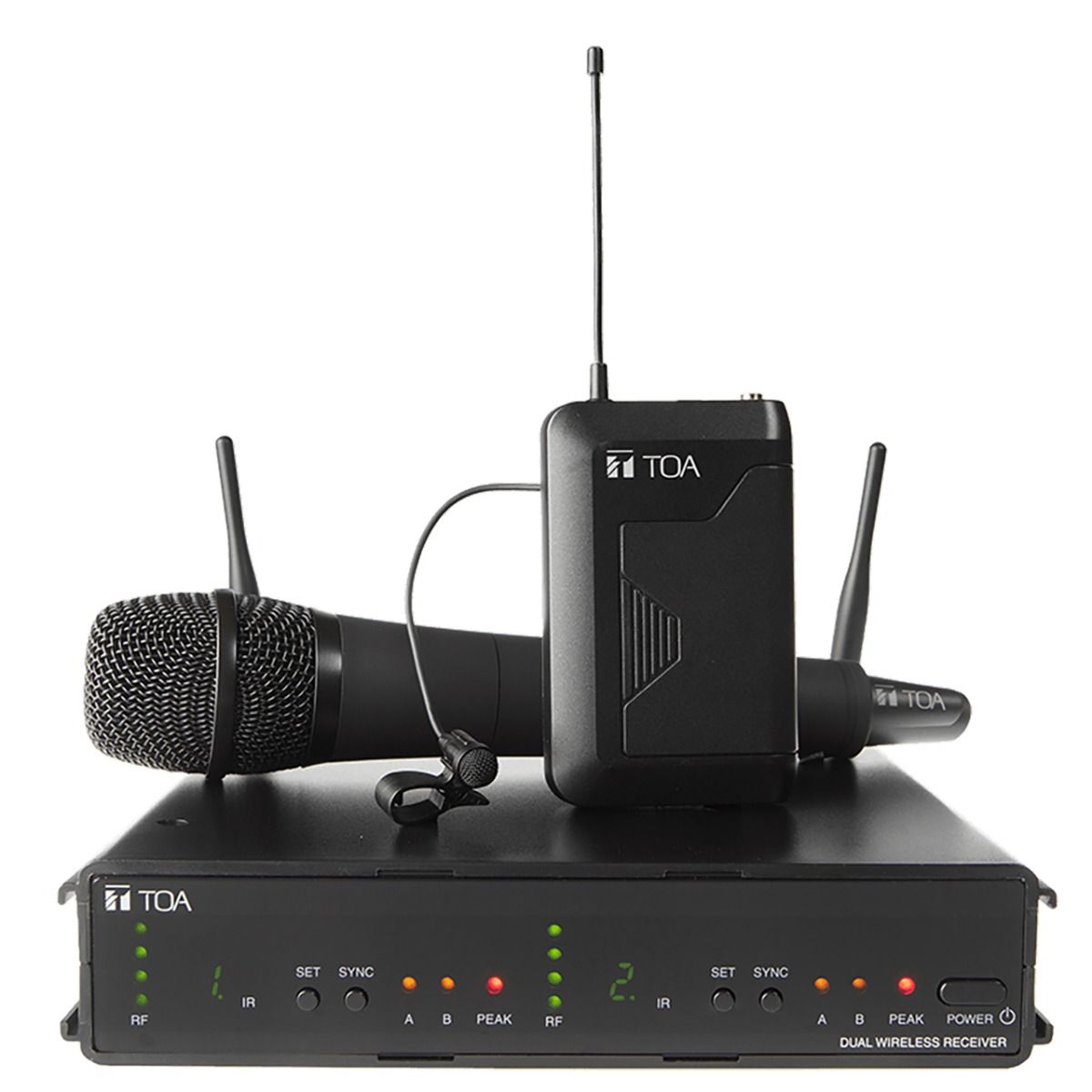 TOA WS-402-AS EB8 ไมค์ลอยมือถือพร้อมหนีบปกเสื้อ คลื่นความถี่ 748-758 MHz