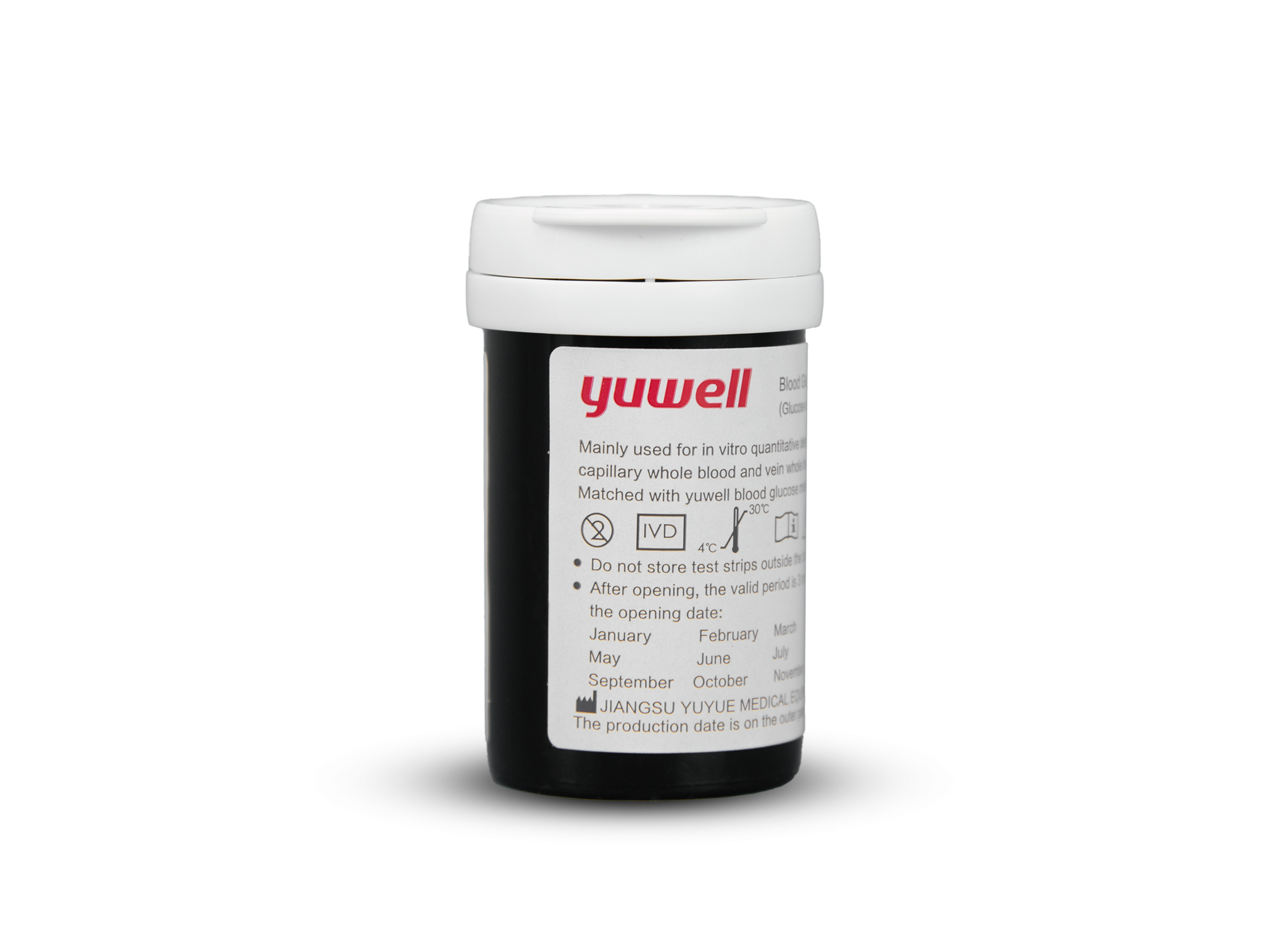 แถบตรวจวัดระดับน้ำตาลในเลือด Y350