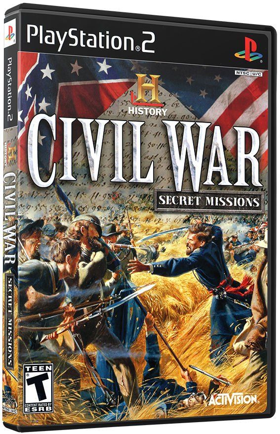 แผ่นเกมส์ PS2 : History Channel, The - Civil War - Secret Missions