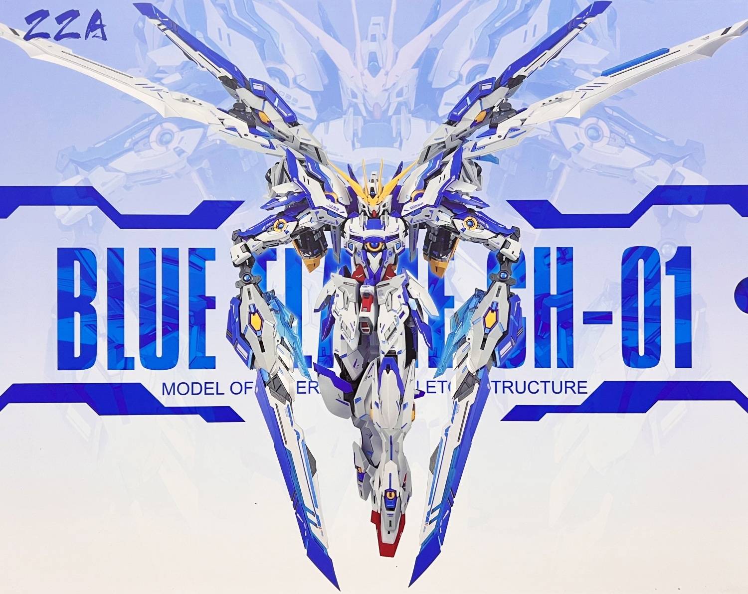 (MG) 1/100 BLUE FRAME WING CH-01[ZZA Model]