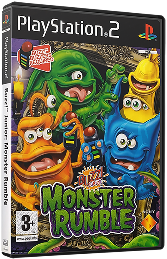 แผ่นเกมส์ PS2 : Buzz! Junior - Monster Rumble