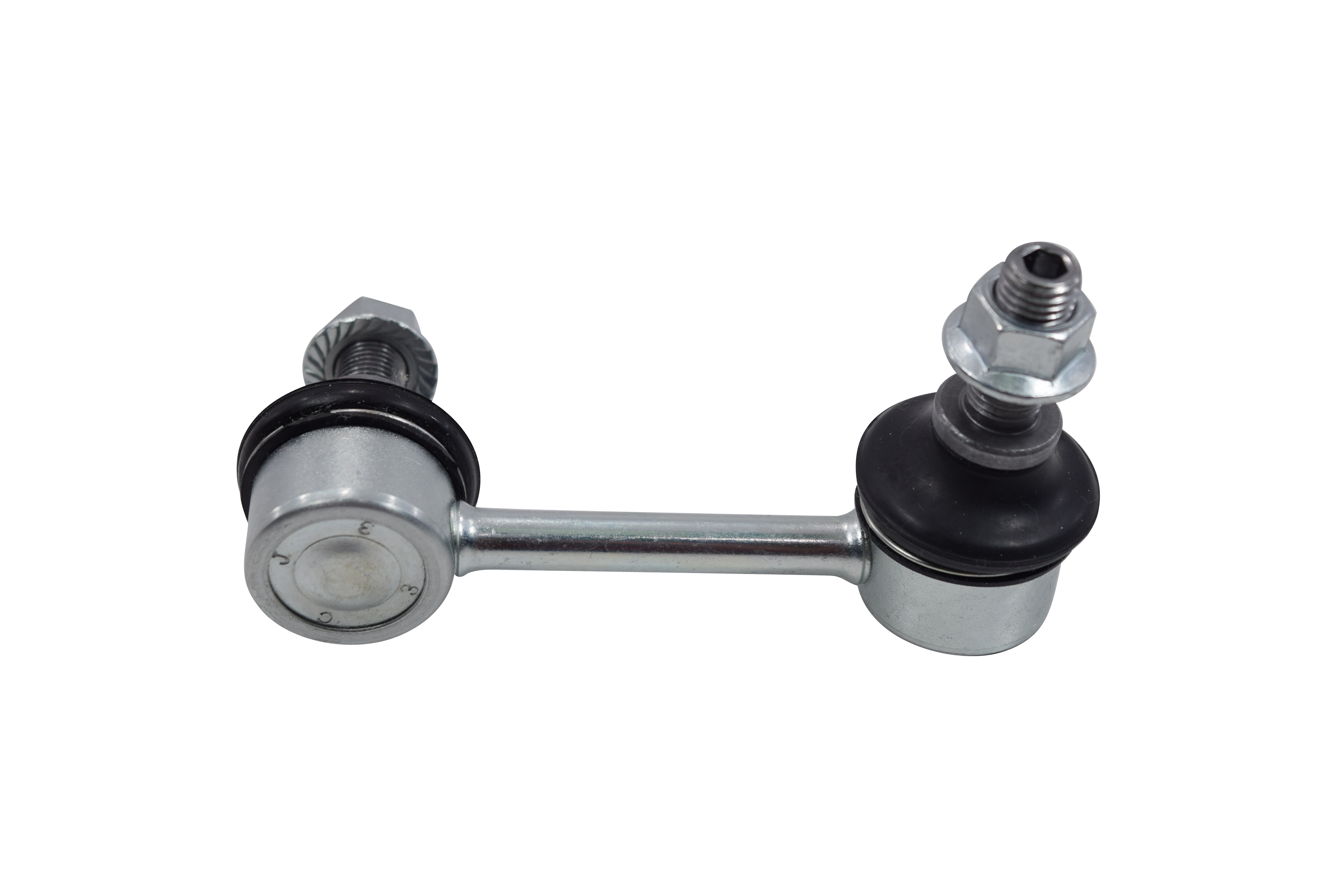 ลูกหมากกันโคลงหลัง MITSUBSHI LANCER EX ปี 2007 มิตซูบิชิ แลนเซอร์ / ขนาด ยาว A 71 mm. / เกลียวเสื้อ B 10 mm. / ตัวเลขบอกทิศ C 24' / 3L-B015 / ยี่ห้อ 333 (1คู่ 2 ตัว) (STABILIZER LINK REAR) (ซ้าย / ขวา)