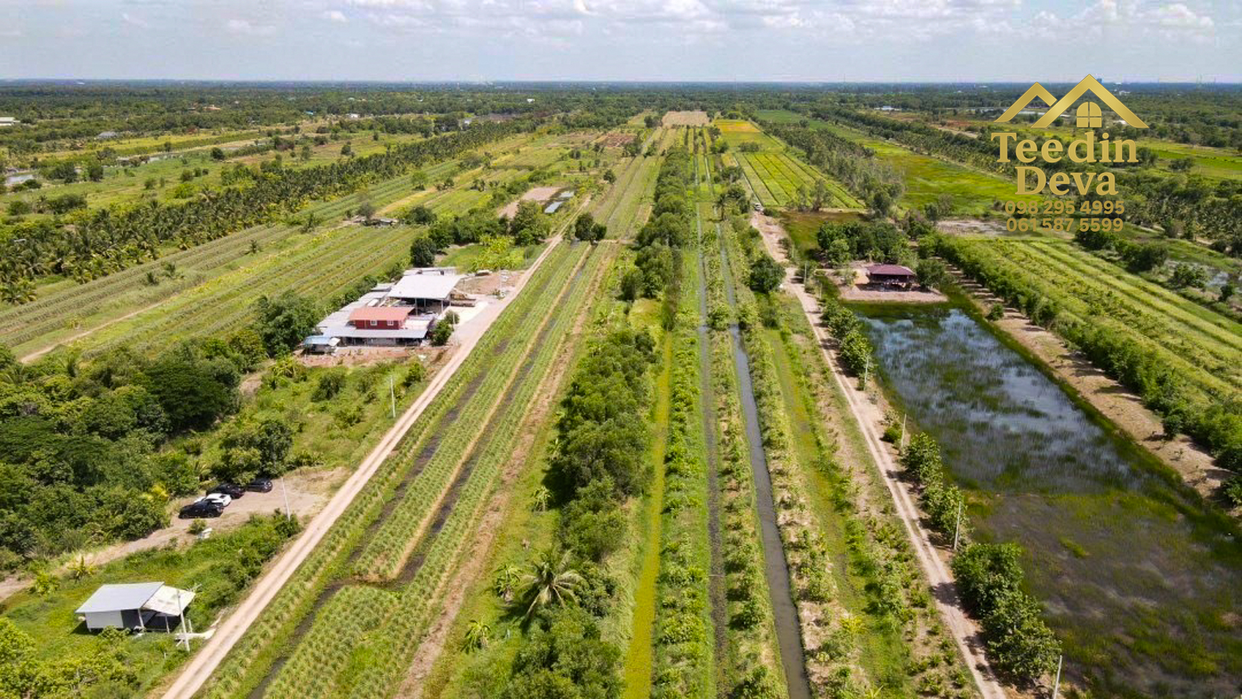 ที่ดินปทุมธานี ที่สวย ราคาถูก สดและผ่อน ขนาด 200 ตรว อ.หนองเสือ จ.ปทุมธานี