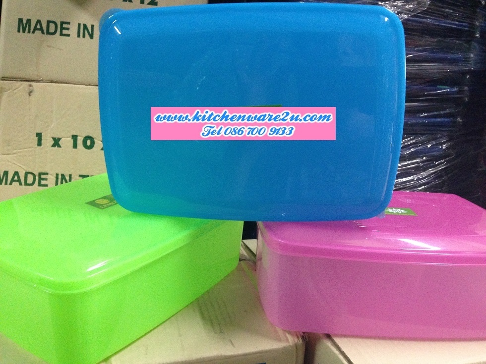 P08888 กล่องเวฟ 2 ลิตร สีหวาน สวย ราคาส่งต่อ 12 โหล: 144 ใบ:เฉลี่ย 195 บ/โหล