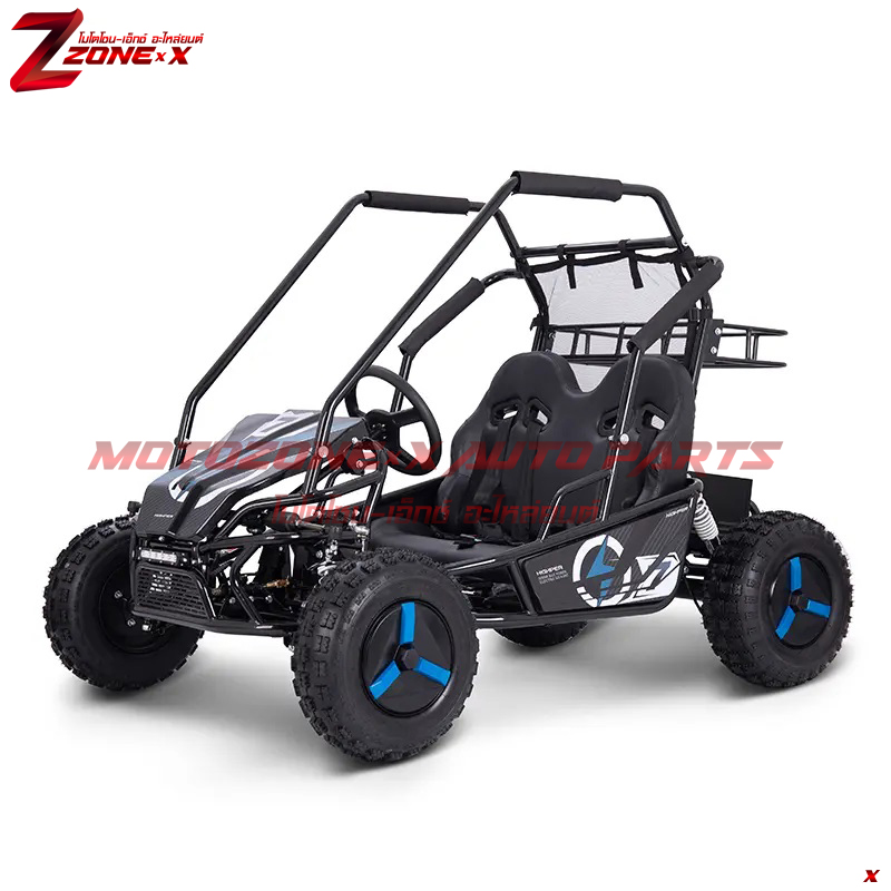 โกคาร์ทบั๊กกี้ไฟฟ้า 2ที่นั่ง BUGGY Dual Seats Gokart Electric ZONE-X(โซน เอ็กซ์) GK014E-B 1000-2500w 60V20AH 8&8