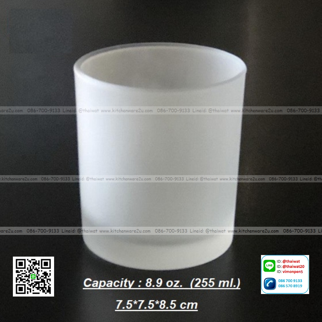 P11369 แก้วพิมพ์ฟรอยด์ 8.9 Oz. (255 มิล) (7.5*7.5*8.5 cm) No.103509 ราคาส่งต่อ 1 ลัง : 72 ใบ : 900 บต่อลัง