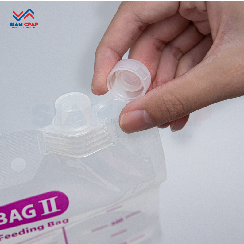 (แพ๊ค 100 ถุง) ถุงให้อาหาร ผู้ป่วย สำหรับบรรจุอาหารเหลว EZ Bag
