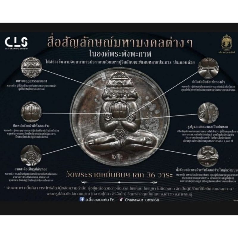 เหรียญพังพะกาฬ หมื่นศิลา หลวงปู่มหาศิลา สิริจันโท วัดพระธาตุหมื่นหิน จ.กาฬสินธุ์ ปี 2566