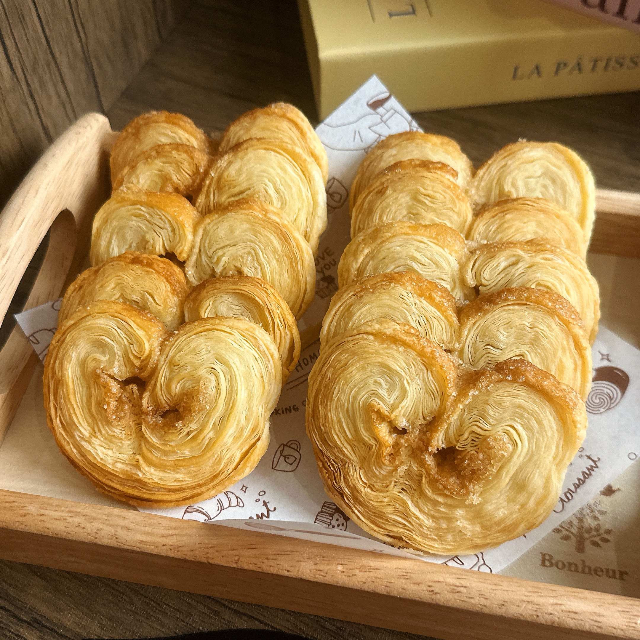 พายผีเสื้อPalmier ไซส์เล็ก กรอบอร่อย หอมเนยAOP
