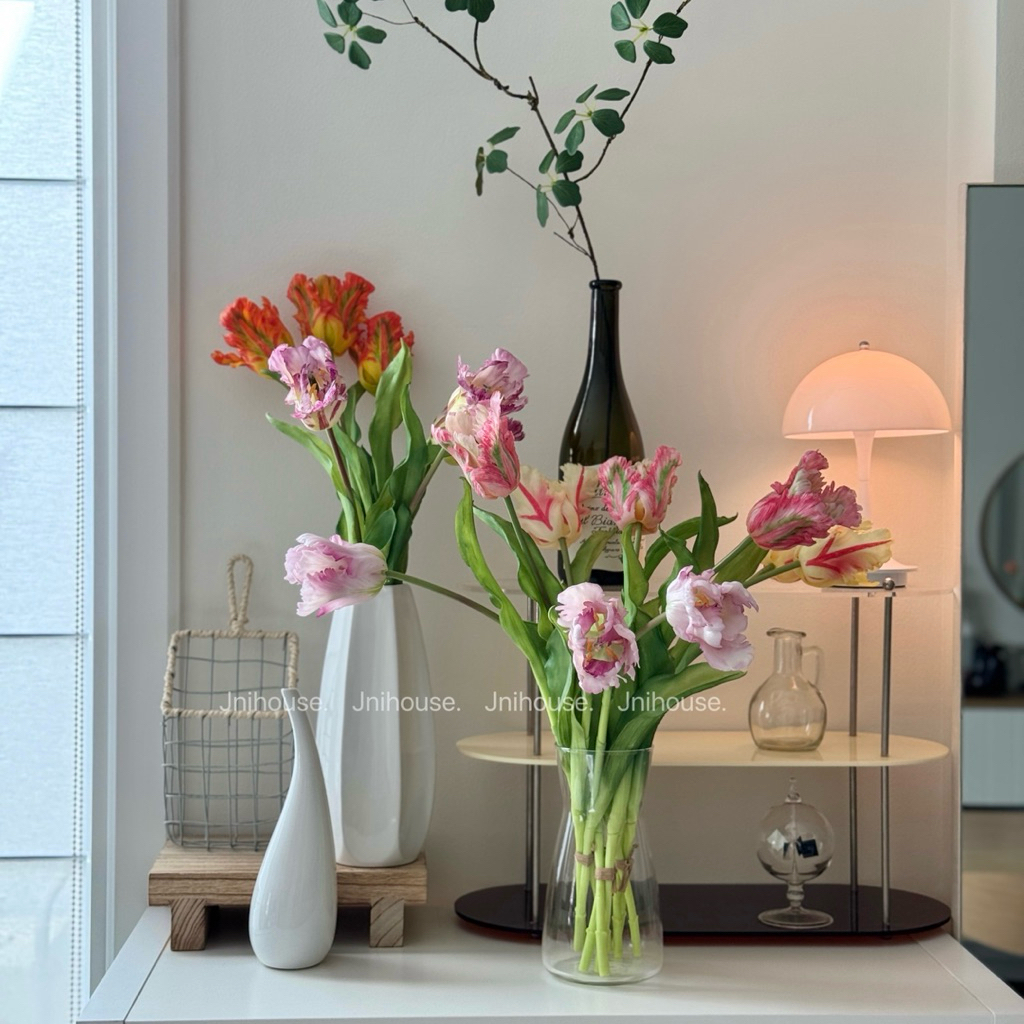 [พร้อมส่ง] Jnihouse : ทิวลิปประดิษฐ์ดอกใหญ่ (Tulip Artificial)