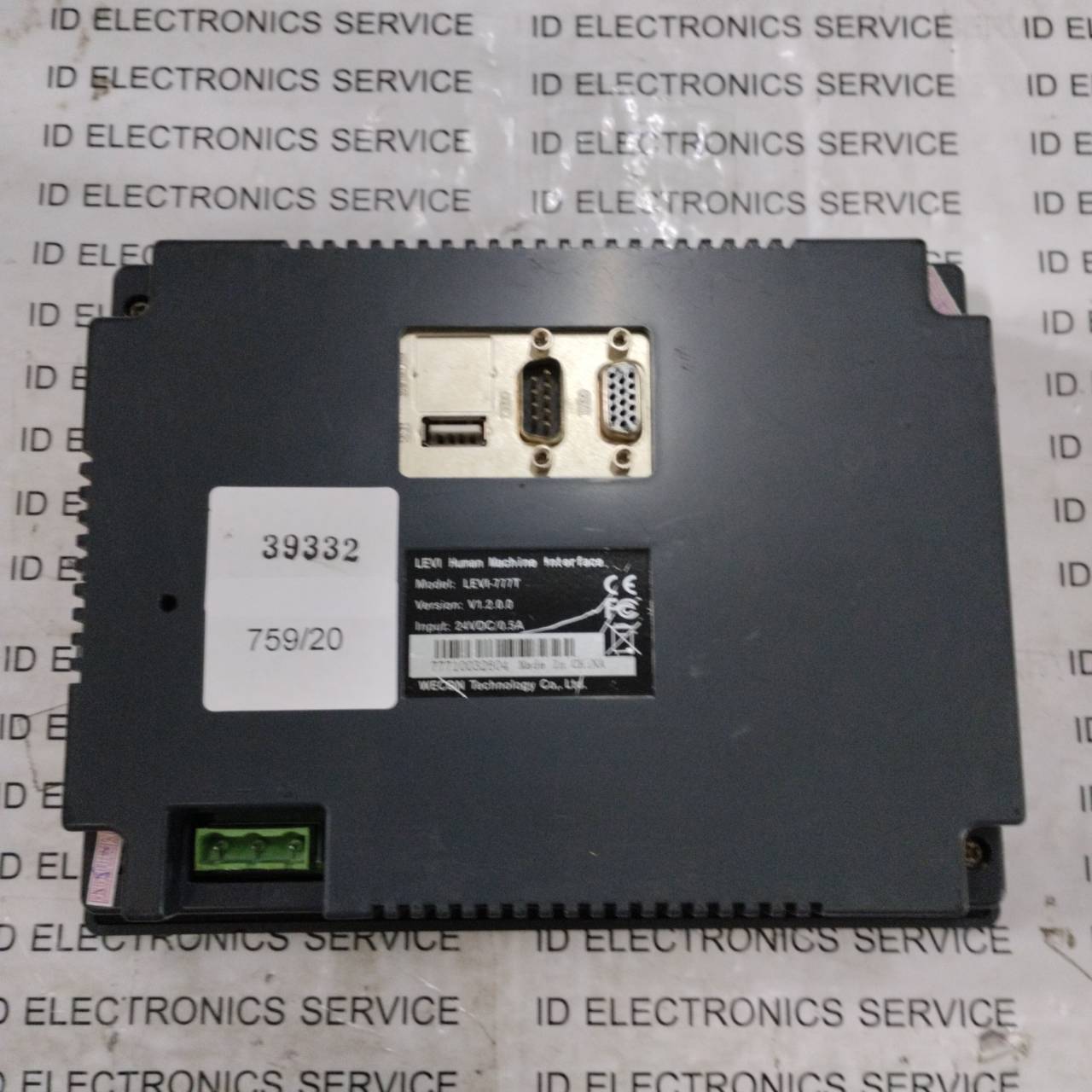 LCD TOUCH SCREEN " KEYENCE " MODEL : LEVI-777T