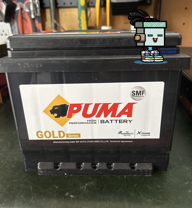 PUMA LBN1-DIN50 – แบตเตอรี่ตรงรุ่น BYD Dolphin, Altis Hybrid, C-HR, ORA Good Cat, MG4