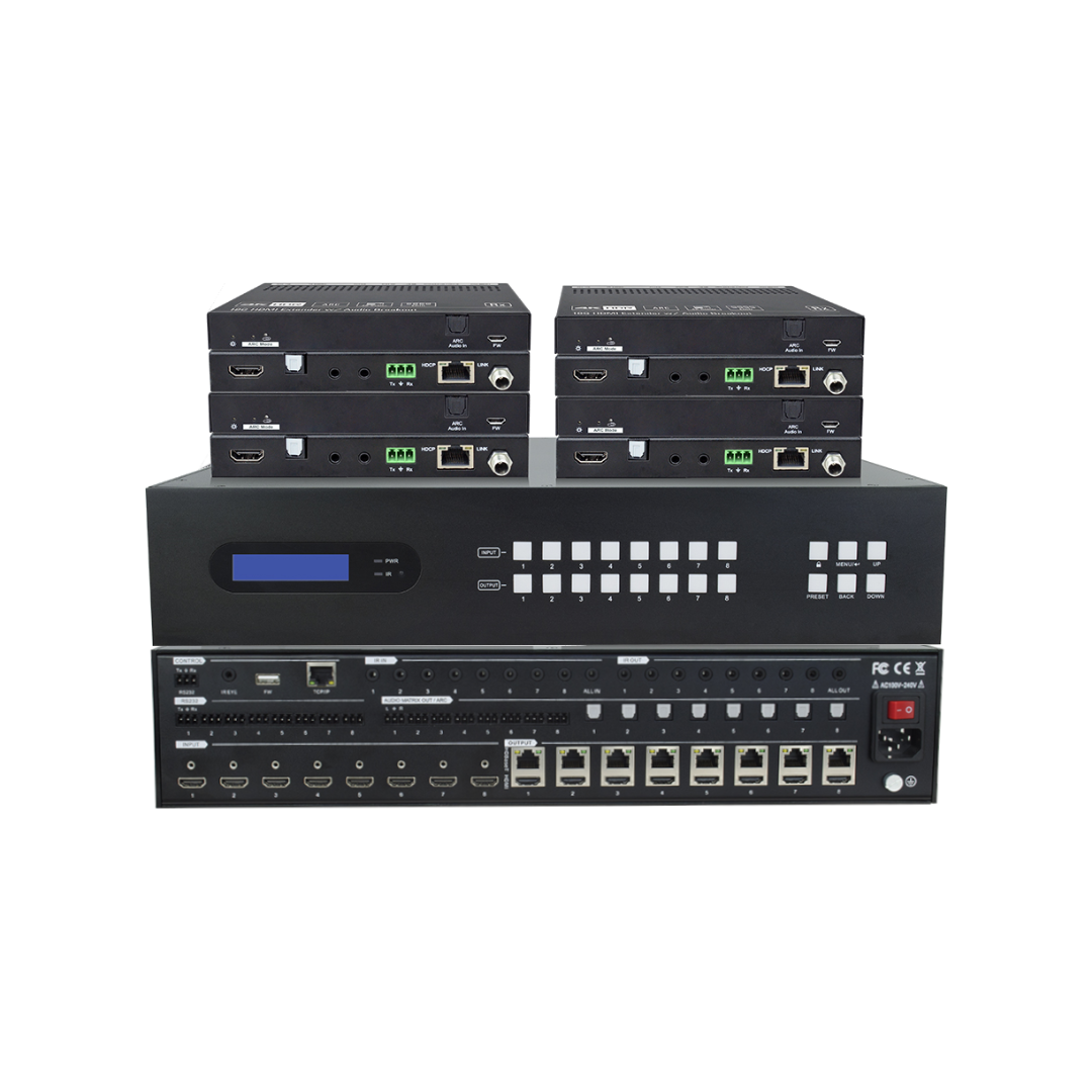 Signady MUH88T-H2 KIT HDBaseT Matrix Switcher