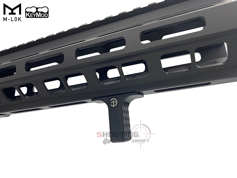 กริ๊ปมือหน้า Barrier Hand Stop Keymod & M-Lok