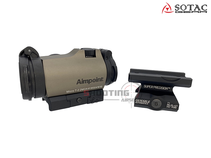 Red Dot T2 พร้อมขาแต่ง GEISSELE (Sotac Gear)