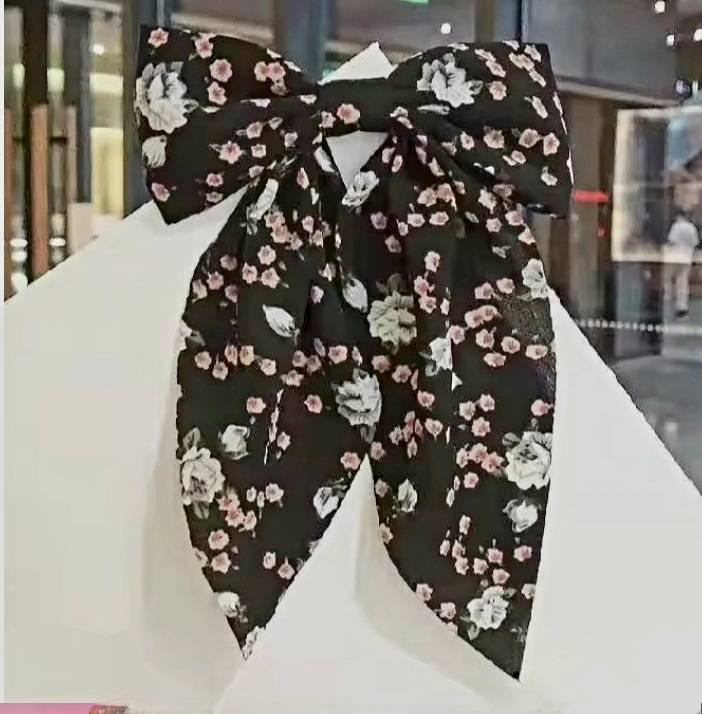 💗มาหยากิ๊ฟช้อป💗กิ๊บติดโบว์หนีบผมพริ้ว โบว์สามชั้น หวานๆ สำหรับนักเรียน สีเรียบ น่ารัก แฟชั่น กิ๊บหนีบผมสำหรับวัยรุ่น ขนาด 4.5 นิ้ว