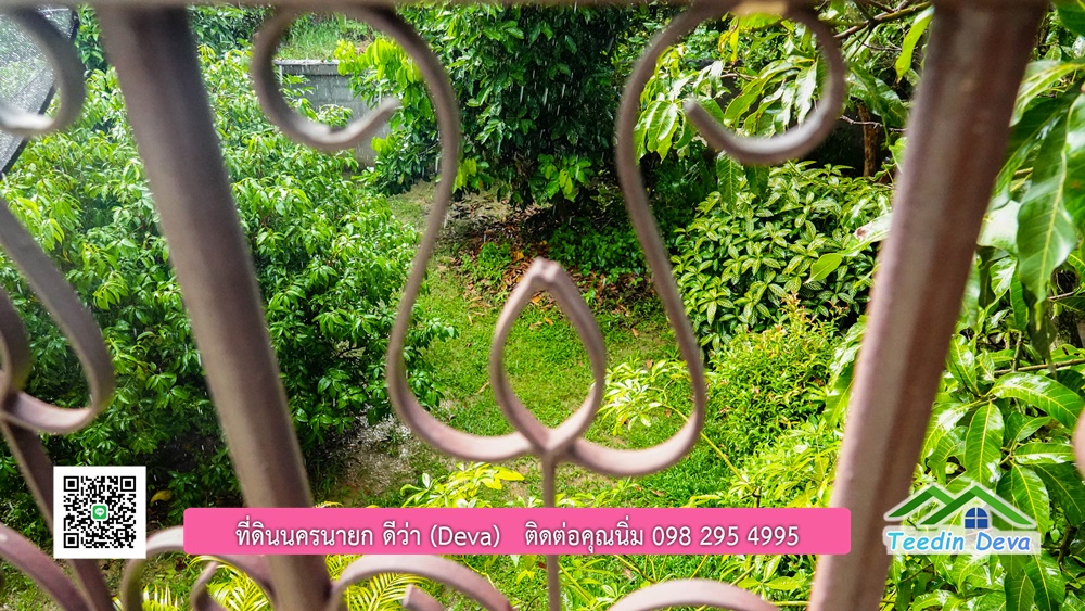 บ้านไทยประยุกต์ พร้อมสวนผลไม้ พืชผักสวนครัว ใกล้กับตัวเมืองนครนายก