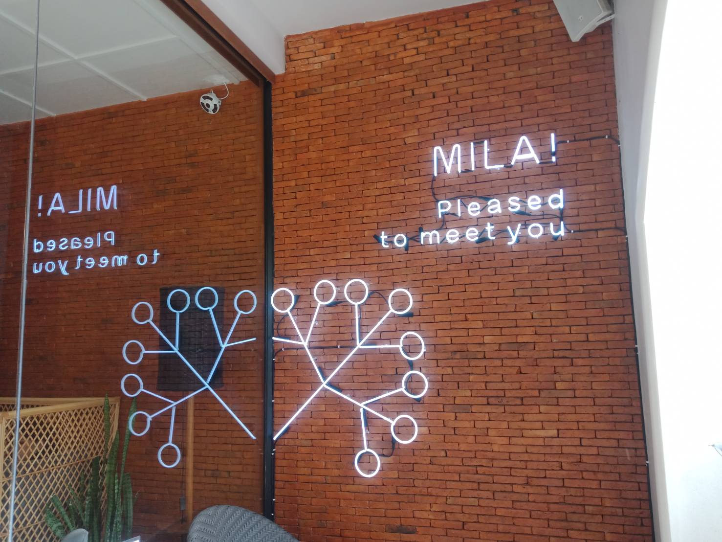 #ป้ายนีออนดัดหลอดแก้ววินเทจ