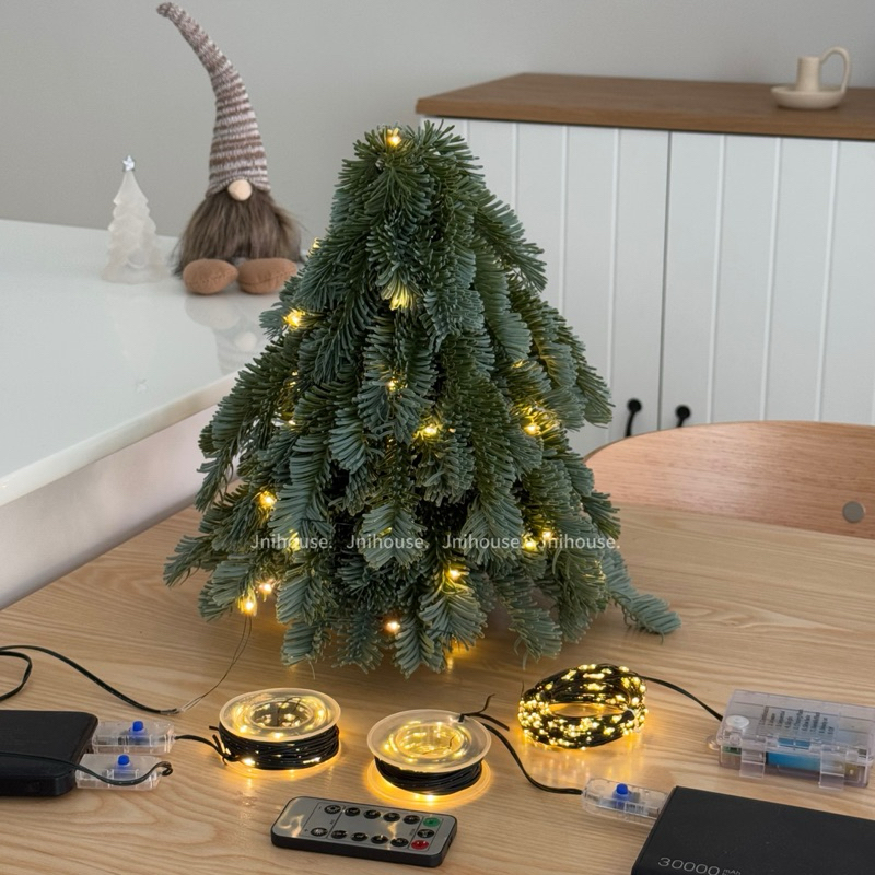 [พร้อมส่ง] Jnihouse : ไฟเส้นลวดสีเขียว 5,10,20 เมตร(Fairy Light)