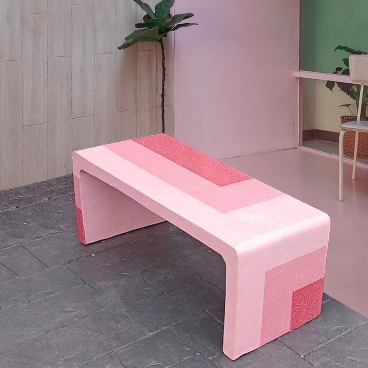 เก้าอี้สนาม ม้านั่งสนามกลางแจ้ง เก้าอี้สนามซีเมนต์ แข็งแรงใช้งานได้ในระยะยาว ขนาด 100 cm. มีบริการจัดส่งทั่วประเทศ