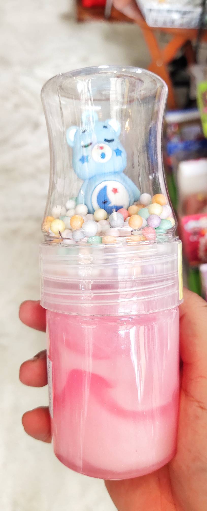 ของเล่นสไลม์ หมีเเคร์แบร์ มีกลิ่นหอม สีสวยสดใส (คละสี)