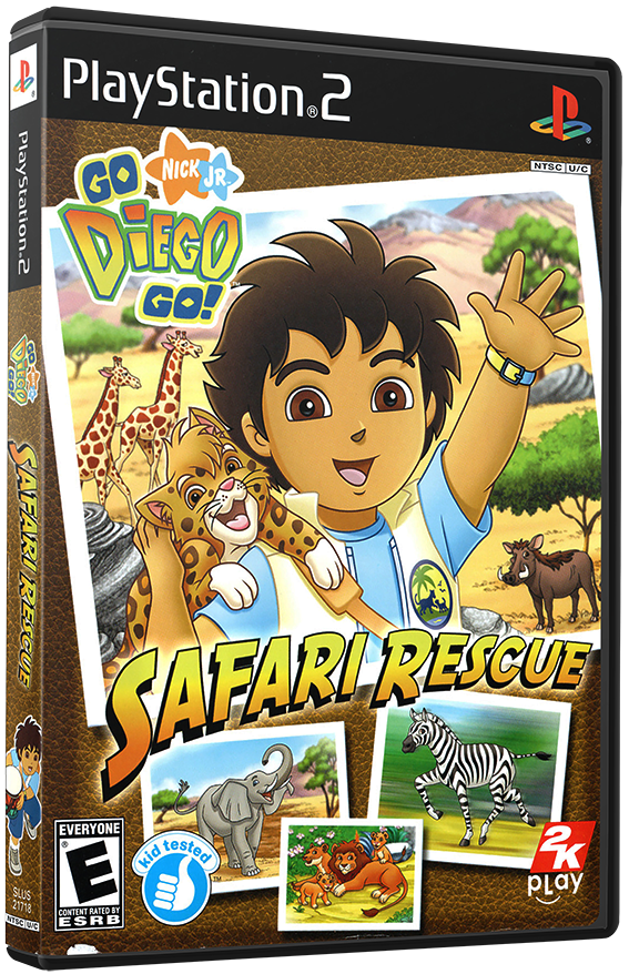 แผ่นเกมส์ PS2 : Go, Diego, Go! Safari Rescue