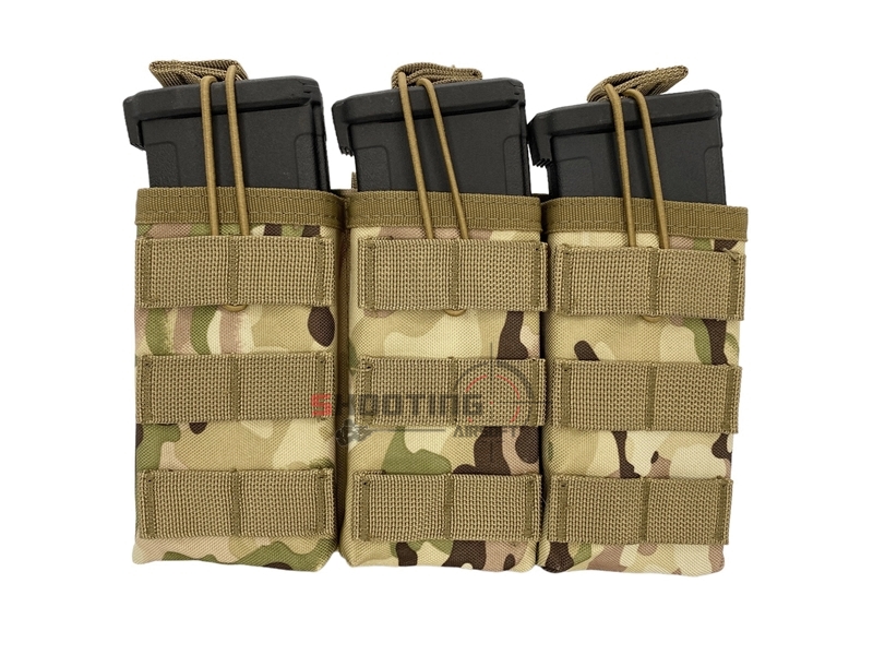 เพ้าแม็กกาซีน M4 ติดเวส (3 ช่อง)